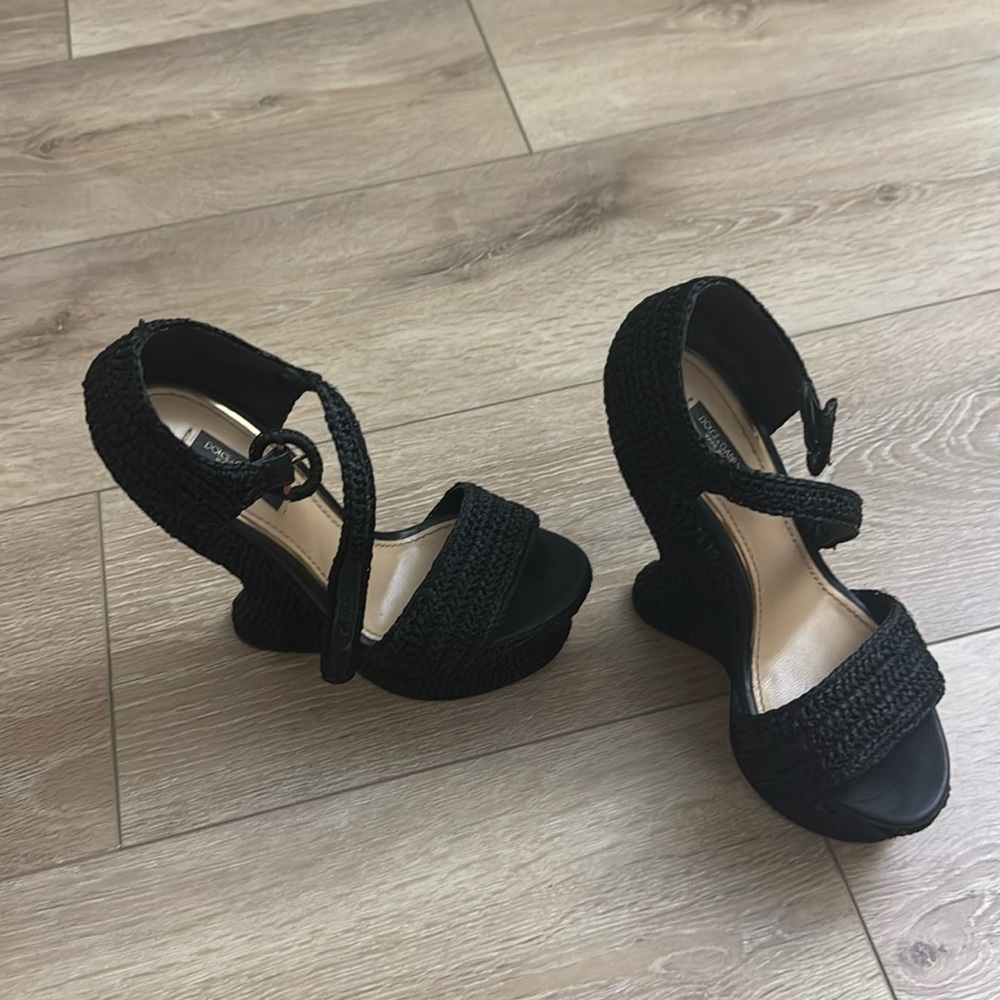 Dolce & Gabbana Cloth Wedges
